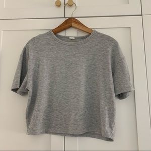 Aritzia Wilfred Free Lounge Crew Neck Crop T-Shirt (XS)